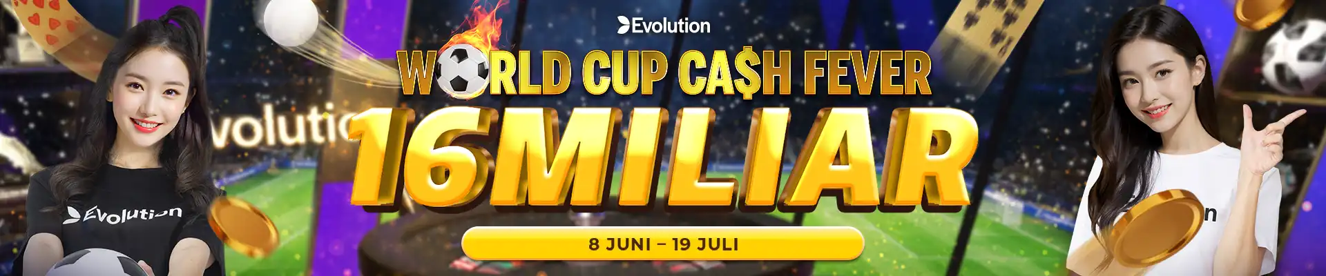 EVOLUTION - WORLD CUP CASH FEVER