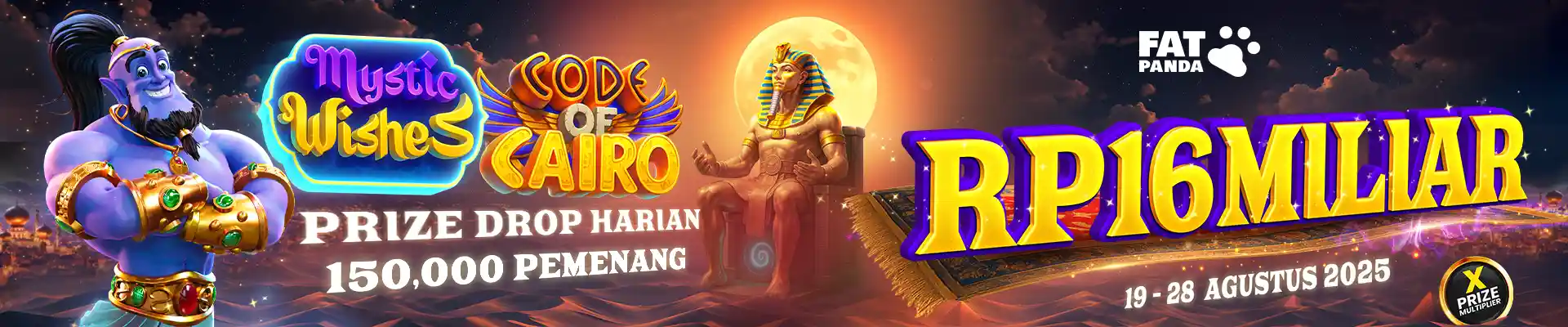 CODE OF CAIRO & MYSTIC WISHES DAILY PRIZE DROPS