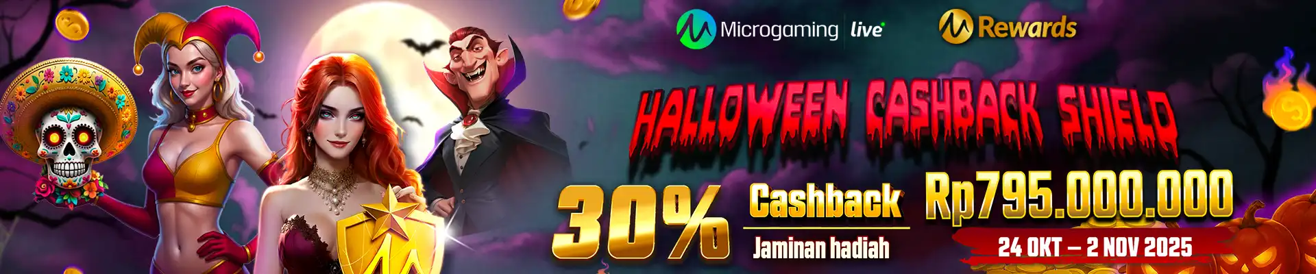 MG HALLOWEEN CASHBACK SHIELD